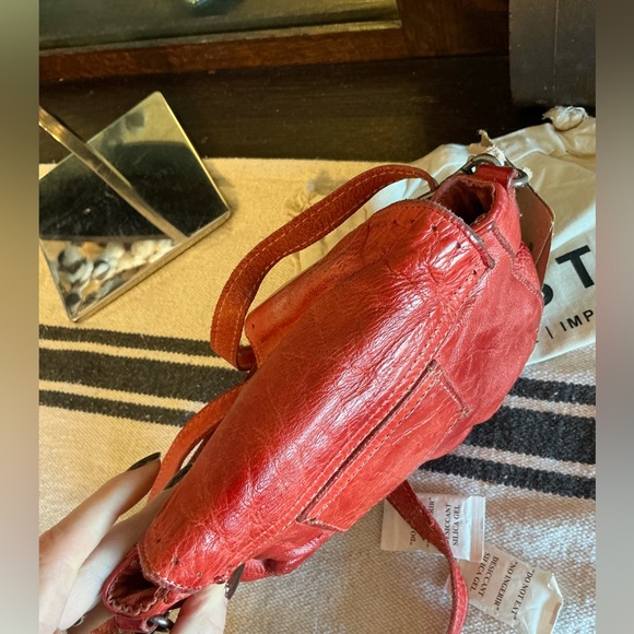 NWT Bed Stu Priscilla Crossbody Belt Bag Clutch Indie Red DD Retail $198 - Picture 12 of 15